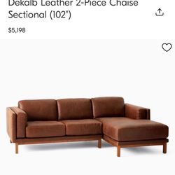 West Elm Sectional/sofa