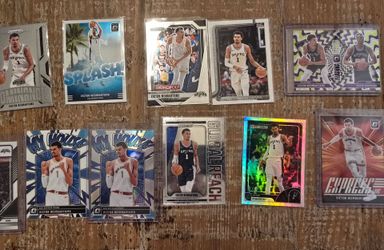 Victor wembanyama lot of cards basketball
