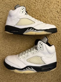 Size 12 (Used condition, no box, no lacelocks) - Air Jordan 5 retro reverse metallic