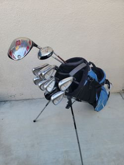 Taylormade Burner & Rac Golf Club Set Right Handed W/Mizuno Stand Bag