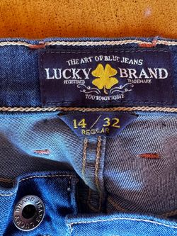 Lucky 🍀 brand jeans size 14/32  vintage original “like new”