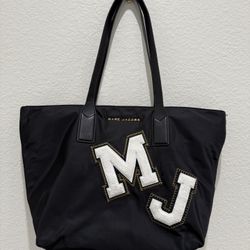 Black Marc Jacobs Wingman Nylon Tote Bag 