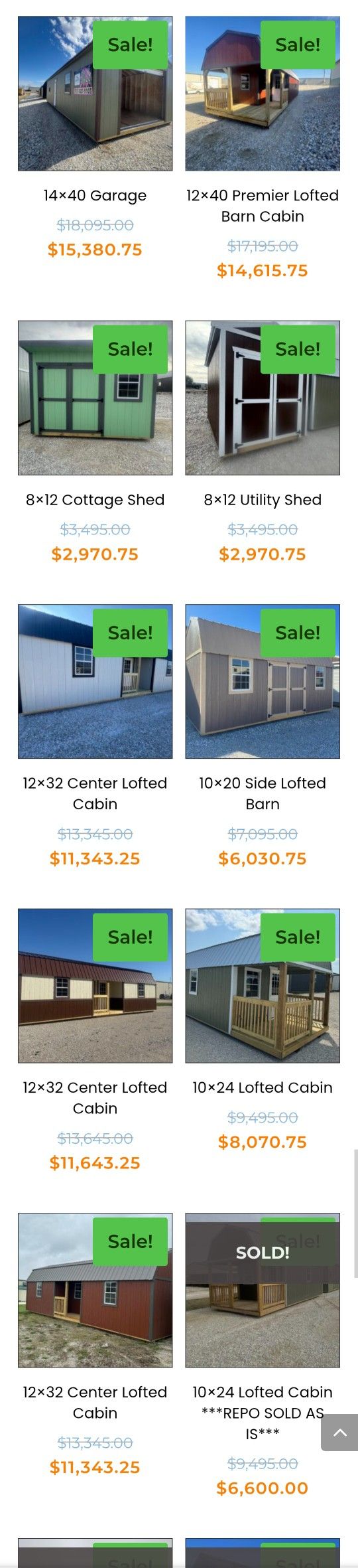 sheds and portable buildings