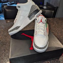 Nike Air Jordan 3 Retro White Cement ‘88 Dunk Contest (2013) 580775-160, Sz 11.5