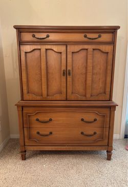Gorgeous mid century tallboy dresser