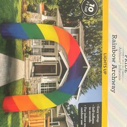 Rainbow archway