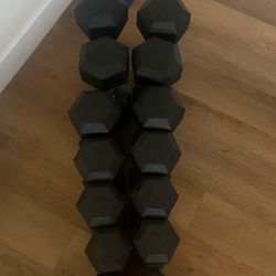 Bicycle and dumbbells