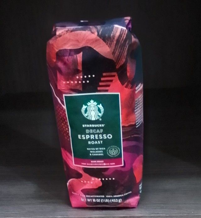 Starbucks Espresso Roast Whole Bean Decaf Coffee 16oz