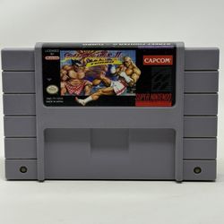 Street Fighter II Turbo Super Nintendo SNES Authentic Game