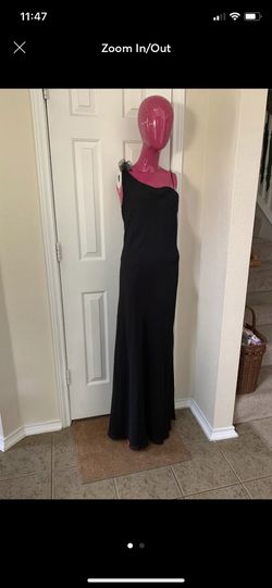 Black maxi dress size large
