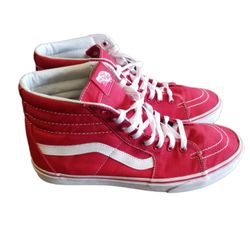 Red Van High Top Sneakers $40 (Good Condition) Size 11