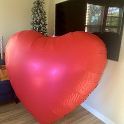 Giant Red Valentines Day Balloon