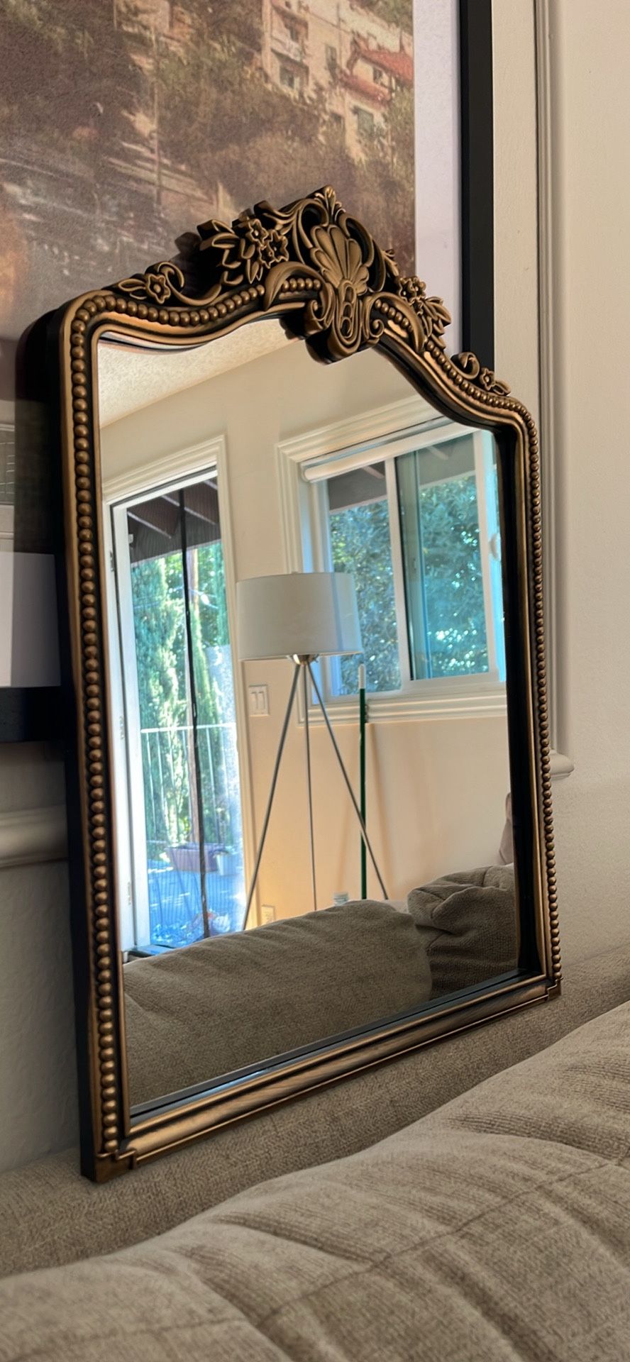 Antique Wall Mirror 17x24 in | Bathroom / Bedroom / Entryway Mirror