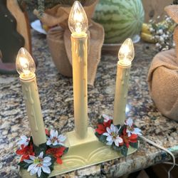 Vintage Christmas Candle Light