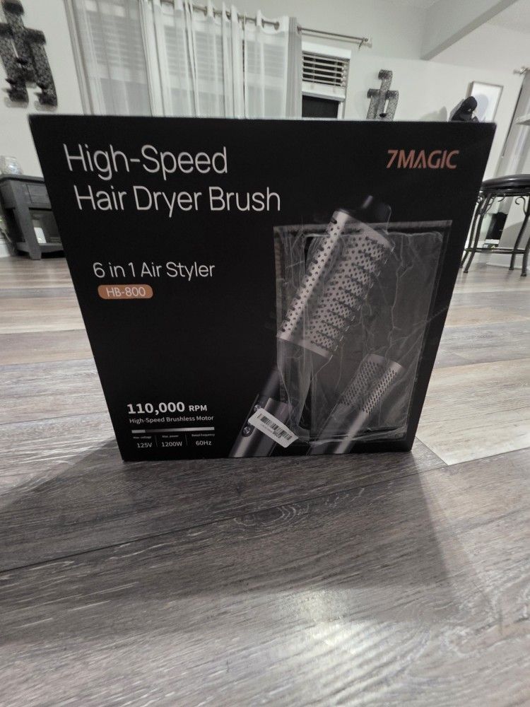 Hair Dryer Brush 6 In 1 Air Styler