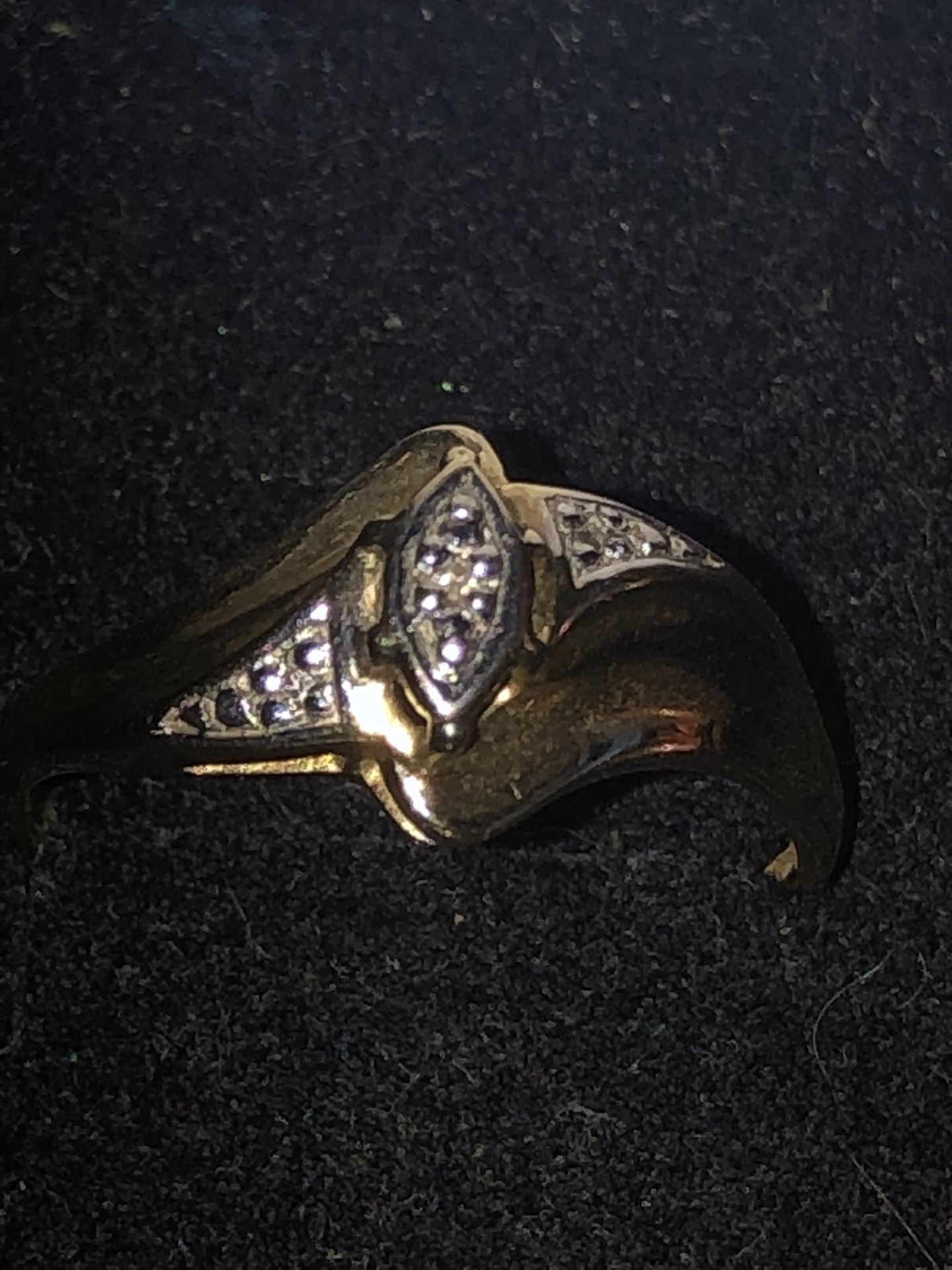 10k Gold Diamond Ring