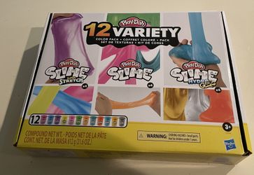 Brand New Play Doh 12 Variety Slime 
