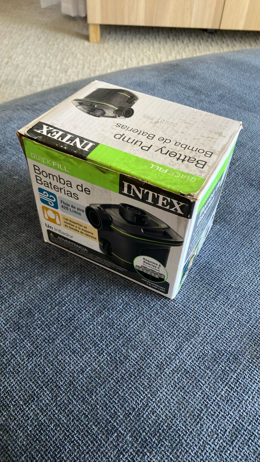 Intex Quick Fill Battery Pump Inflator And Deflator