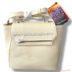 Lord of the Rings Cream Vegan Leather Handbag The Lord of The Rings Gandalf Staff Light-Up Handbag