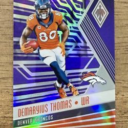 2017 Panini Phoenix DeMARYIUS THOMAS #27 Purple Prizm /149 Broncos