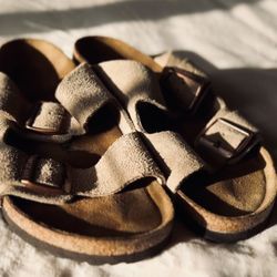 Birkenstocks Suede Leather Mens  (size 8)