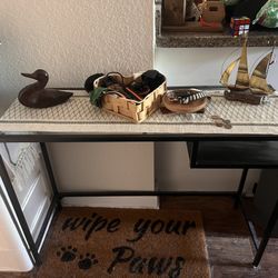 Glass Desk Or Entryway Table