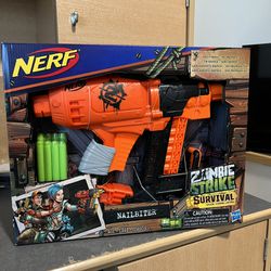 Nerf Zombie Strike Survival Nailbiter System Unopened