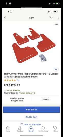 Selling RallyArmor Mudflaps (used)