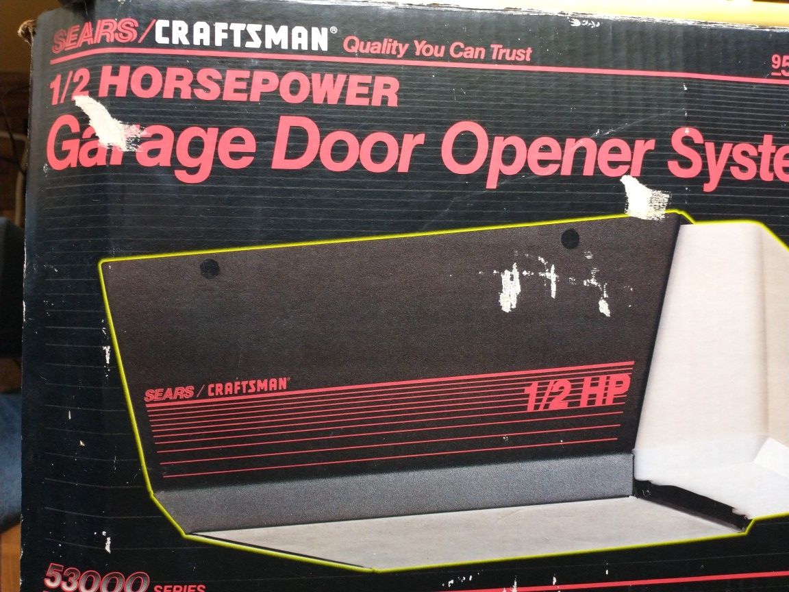 New Craftsman Garage Door Opener 