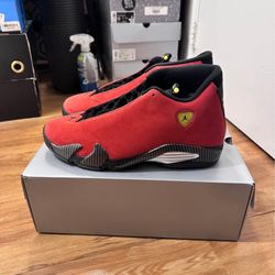Jordan 14 Ferrari Size 11.5 Dead Stock With Receipt. Meet Up Only