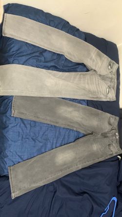 Grey Jeans-Straight