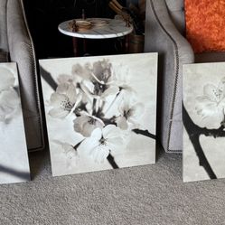 Wall Art Trio - Cherry Blossoms