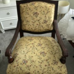 Chair Wood And Upholstered 