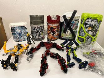 Lot of  7 LEGO Bionicle Sets