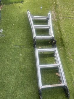 Estway Folding Metal Ladder In Good Shape Ready To Use