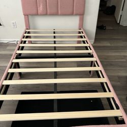 Pink bed frame