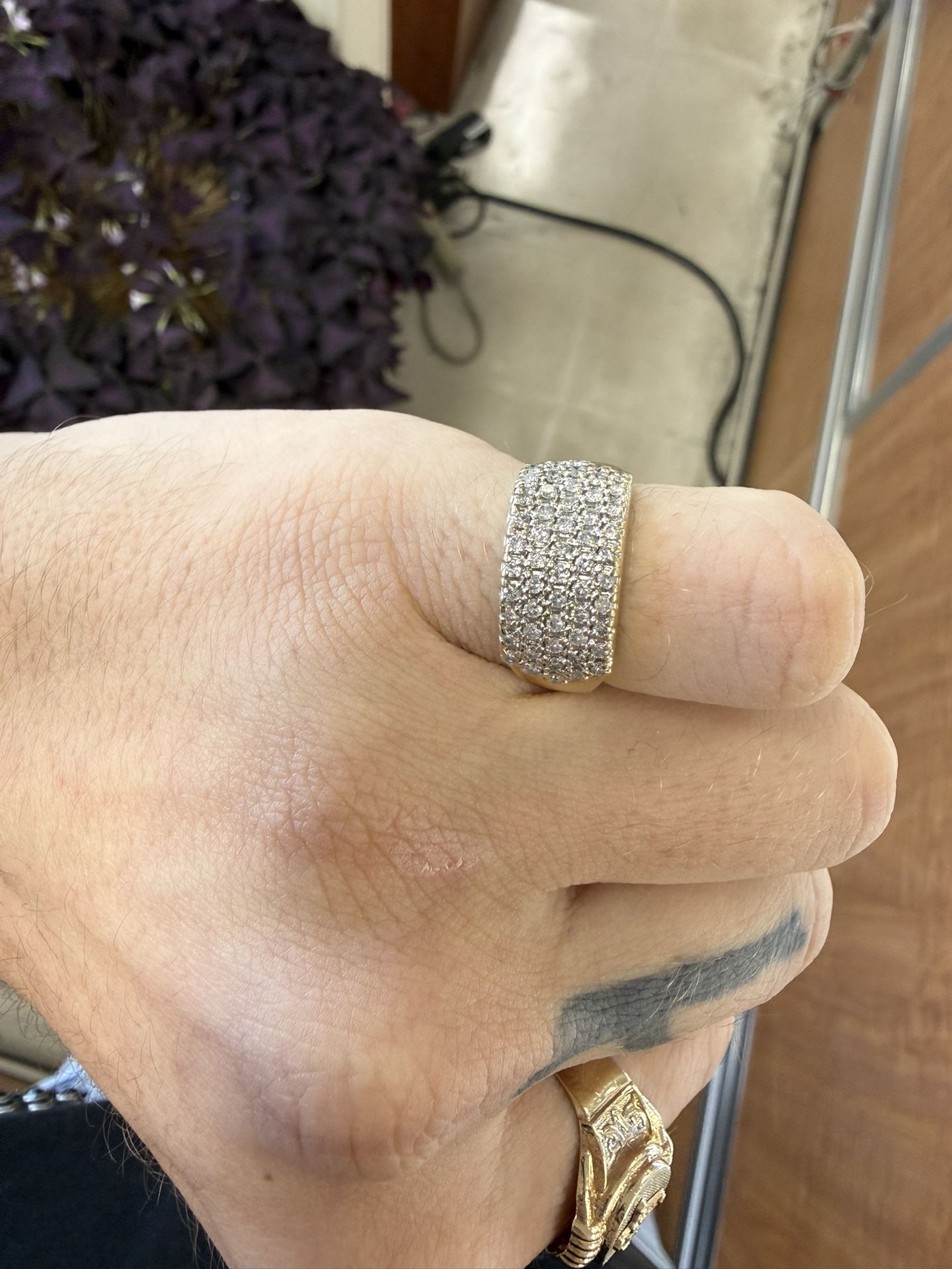 Men’s Diamond Ring 10k Gold