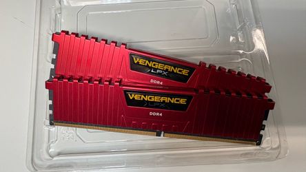 Corsair Vengeance LPX 16GB (2x8GB) DDR4 2666MHz Desktop RAM - Red