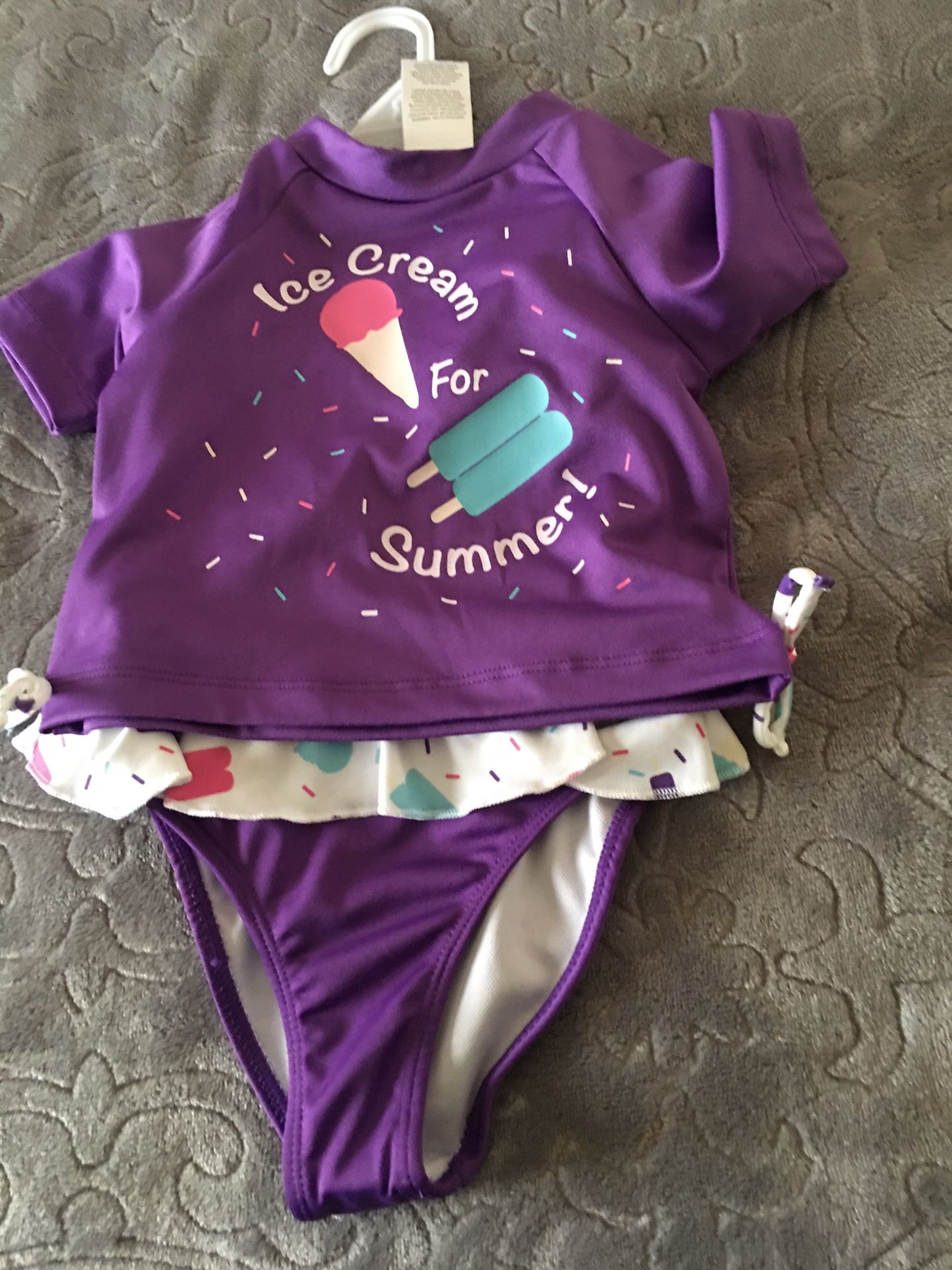 Lily & Dan Toddler or Girls' 3-Piece Swimsuit Size 3T