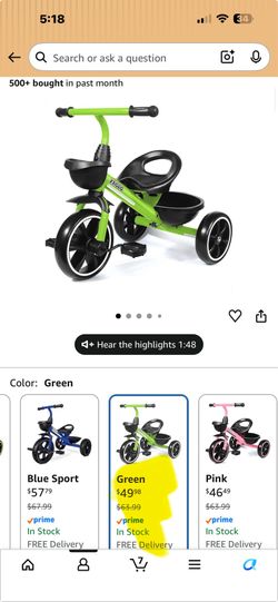 Toddler bike