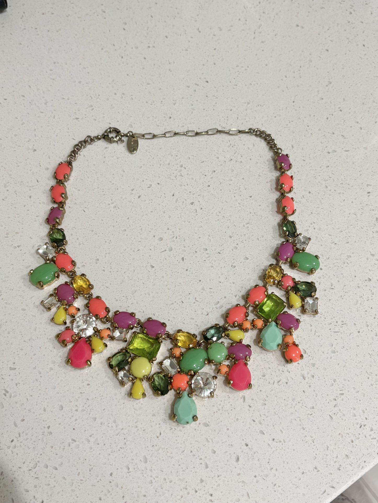 Cara New York Vibrant Multicolor Gemstone Necklace