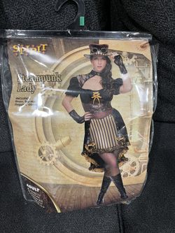 Steampunk Lady Costume Size L 12-14