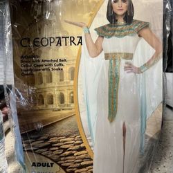 SPIRIT HALLOWEEN COSTUME 
CLEOPATRA (WOMENS SIZE MEDIUM)