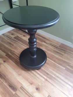 Black end or side table