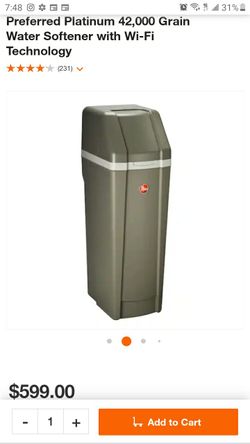 Rheem Home Water Softner System