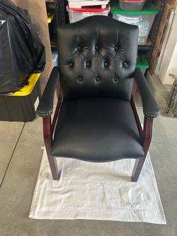 Executive Office Chair ( Black Soft Leather)
