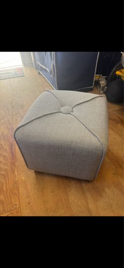 Gray Ottoman