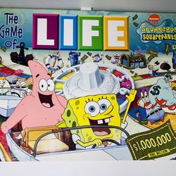 Spongebob Squarepants Game Of Life Board Game The 