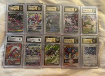 CGC Graded 10s Pokémon Cards Lot of 10