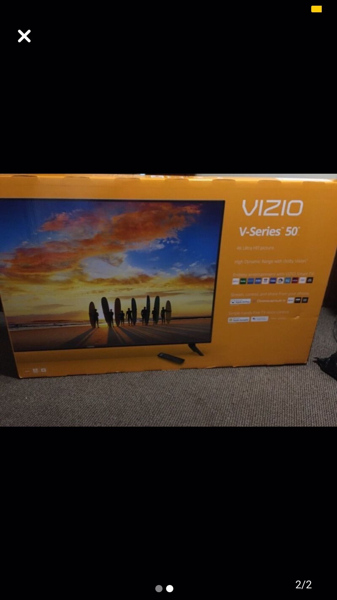 50” vizio smart TVs 4K UHD